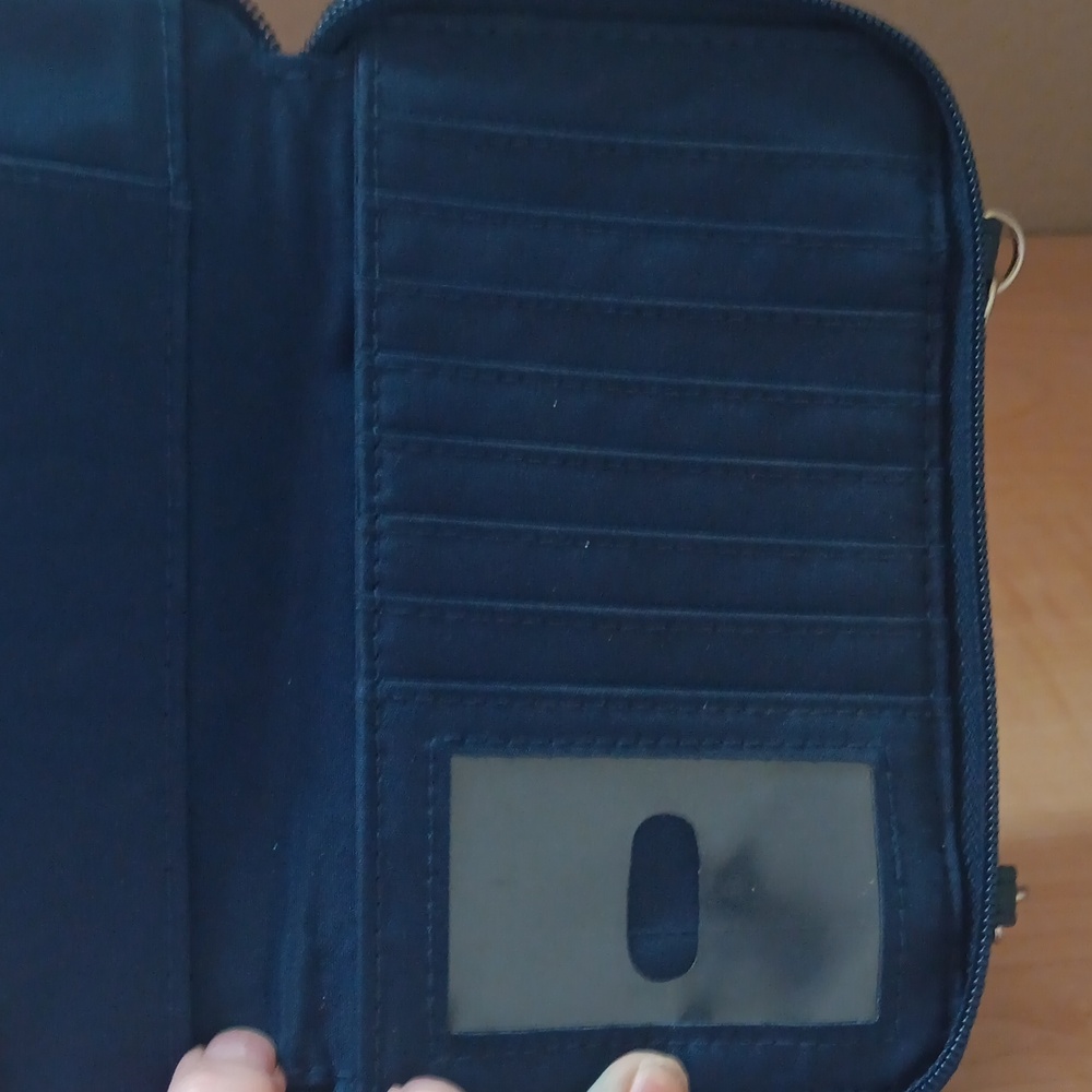 5/$10 Striped Crossbody Wallet - Picture 4 of 5